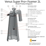 Kwazar Venus Foamer 2L Replacement Parts