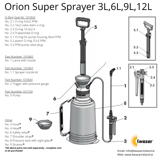 Sprayer parts deals
